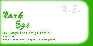 mark egi business card